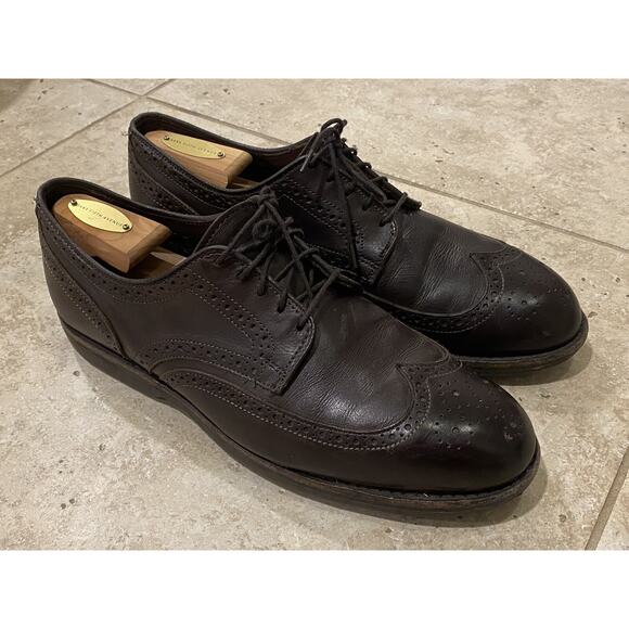Allen Edmonds Road Warrior Dress Shoes Mens Size 9D Brown Leather Casual GREAT - Picture 2 of 10